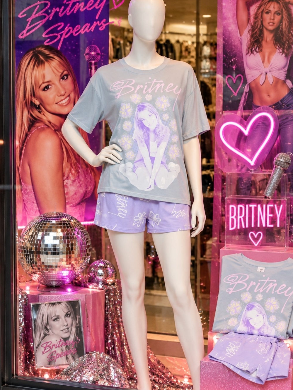 Britney Spears 2pc Pj/Lounging Set Womens 3X